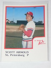 1986 PROCARDS ST. PETERSBURG CARDINALS SCOTT ARNOLD CARD