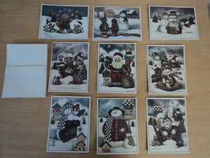 Vintage Xmas Weihnachtskarten 9 Stück Open Box 2005 Veteran's Association USA - Bild 1 von 12