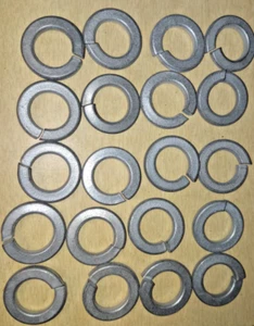 MIL-SPEC MS35338-50 5/8" HOLE SIZE LOCK WASHER ZINC CLEAR (20 PCS) - Picture 1 of 1
