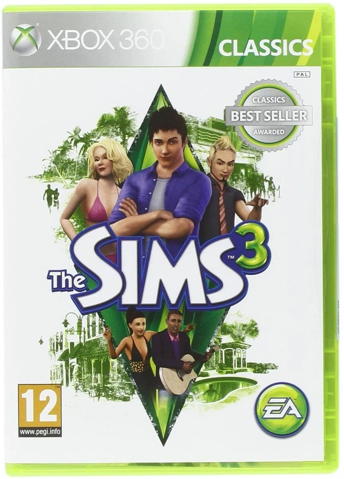 Xbox 360 The Sims 3 Game PAL UK (NM) - Image 1 of 4
