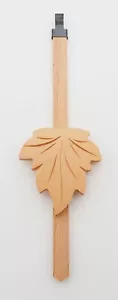 UNFINISHED Cuckoo Clock 2" Maple Leaf Pendulum NEW 1 Day Movements Made Germany - Picture 1 of 2