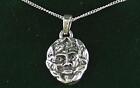 Toucan of Scotland .925 Sterling Silver Celtic Scottish Green Man Necklace