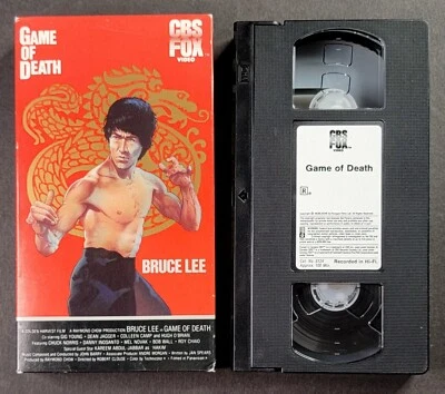 Game of Death (VHS, 1978) 1990 Release Gold on Red Cover - Image 1 of 2