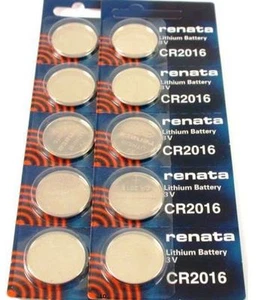 CR 2016 RENATA UHR AKKU (10 Stück) ECR2016 KOSTENLOSER VERSAND autorisierter Verkäufer - Bild 1 von 4