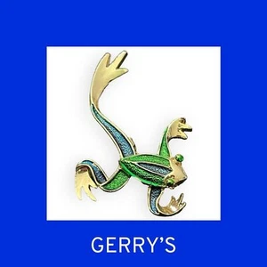 Gerry’s Frosch Anstecknadel/Brosche Vintage 70’s - Bild 1 von 4