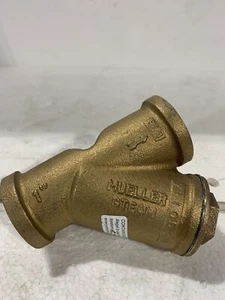 Mueller 1” Wye Strainer Bronze, 1” X 1” X 3/8” - Picture 1 of 6