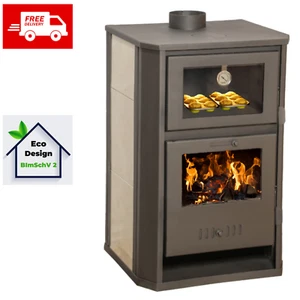 Kaminofen Holzofen Wasserführend BALKAN ENERGY Suzana Ceramic 11.6- 17.5kW EEK A - Bild 1 von 16