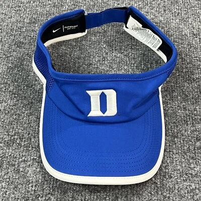 Gorra con visera Nike Duke Blue Devils azul pluma Dri-Fit con correa trasera Foto 1 de 4