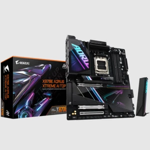 Gigabyte X870E AORUS XTREME AI TOP Supports Socket AM5 AMD Ryzen 9000 9800X 3D - Bild 1 von 3