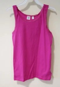 NWT Gap Kids Pinkish Purple  Lace Trimmed Tank Top Girl's Size  XXL / 14-16 - Picture 1 of 2