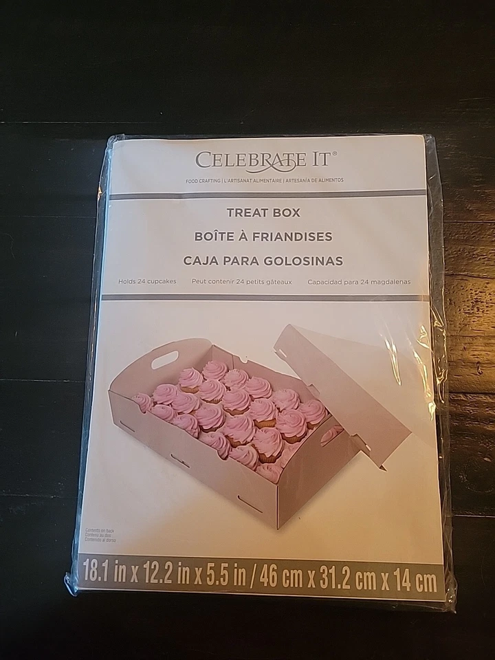 Caja de golosinas Celebrate It para 24 cupcakes, nuevo, paquete sin abrir Foto 1 de 2