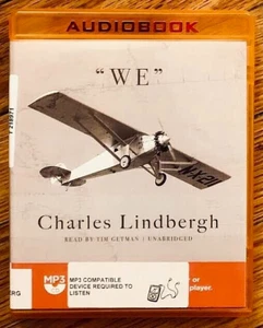 WE: CHARLES LINDBERGH—1927 TRANSATLANTIC SOLO FLIGHT—UNABRIDGED CD AUDIOBOOK - Imagen 1 de 2