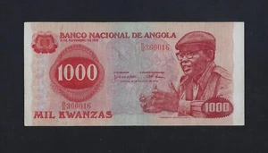 Portugal ANGOLA 1000 KWANZAS 1979 P-117 VF+ - Picture 1 of 2