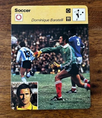 1977 Sportscaster Dominique Baratelli Series 48 Soccer #48-09 Italy - Image 1 of 2