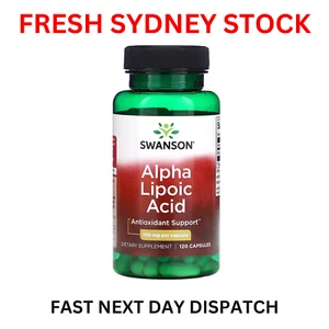 Swanson Alpha Lipoic Acid 100 mg 120 Capsules Antioxidant Dietary Supplement - Picture 1 of 5
