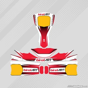 BIRELART 2017 KG FP7 STYLE FULL KART STICKER KIT - KARTING - JakeDesigns - Picture 1 of 1