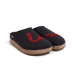 HAFLINGER Women's Grizzly Lovely Wool Clogs - Picture 1 of 4