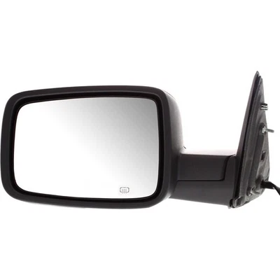 Mirror For 2009-2010 Dodge Ram 1500 Driver Manual Folding Textured Black Heated - Изображение 1 из 4