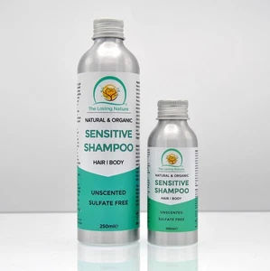 Organic Shampoo Sensitive Scalp and Skin | Vegan, Natural Shampoo - Hair & Body - Picture 1 of 6