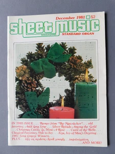 Sheet Music magazine- 1981 Organ - Christmas Carols, Nutcracker, Silver Threads - Picture 1 of 5