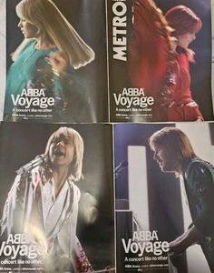 ABBA VOYAGE London, Werbeposter ABBATARE, 27.5.2025, DIN A 3, Metro-Zeitung - Picture 1 of 1