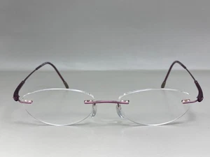 Occhiali da vista Silhouette Titan senza montatura 6778 40 6056 7719 titanio viola 49-17 130 - Foto 1 di 19