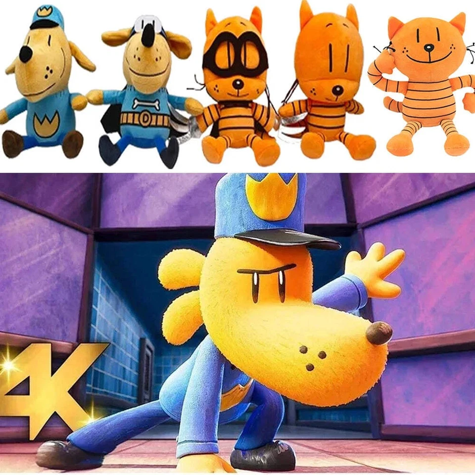 BLOCKTOYZ 5Style Dog Man Plush Toys 25cm – Petey Cat Puppy Chief Soft Stuffed Doll Birthda