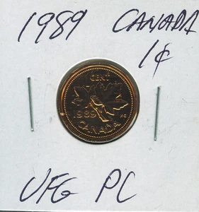 1989 Canada Small Cents Ultra PL - Picture 1 of 2