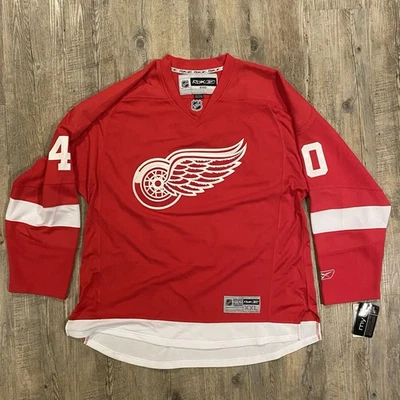 Camiseta deportiva de hockey Henrik Zetterberg Detroit Red Wings NHL Reebok talla XXL Foto 1 de 4