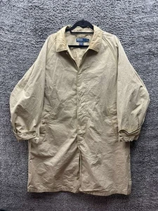 Vintage Polo Ralph Lauren Twill Mantel Trenchcoat Khaki Herren Größe L - Bild 1 von 14