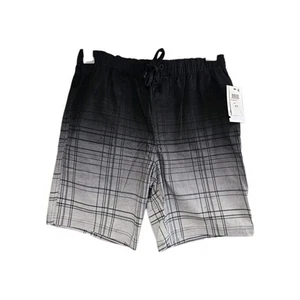 NWT Youth Univibe Gray Black Shorts Sz XL - Picture 1 of 6