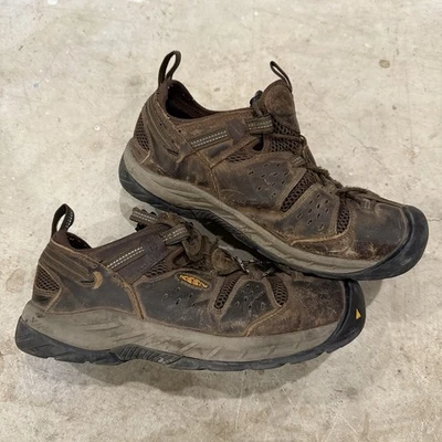 KEEN Utility Regen Steel Toe Brown Work Hiking Shoes Mens 11EE ASTM F2892-18 EH - Image 1 of 4