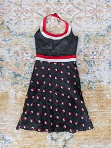 Vintage Original 70er Jahre Kleid Neckholder Größe 34 XS - Bild 1 von 3