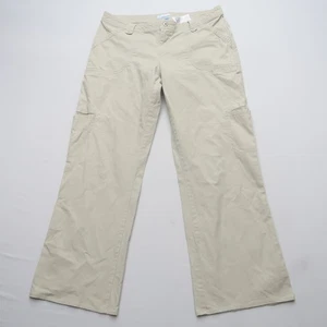 Pantalones de senderismo Columbia Ripstop para mujer talla 12 algodón elástico pierna recta exterior - Imagen 1 de 9