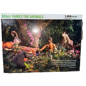 Adam Names The Animals 1000 Pc Puzzle Creation Museum Answers In Genesis Bible - Picture 1 of 2