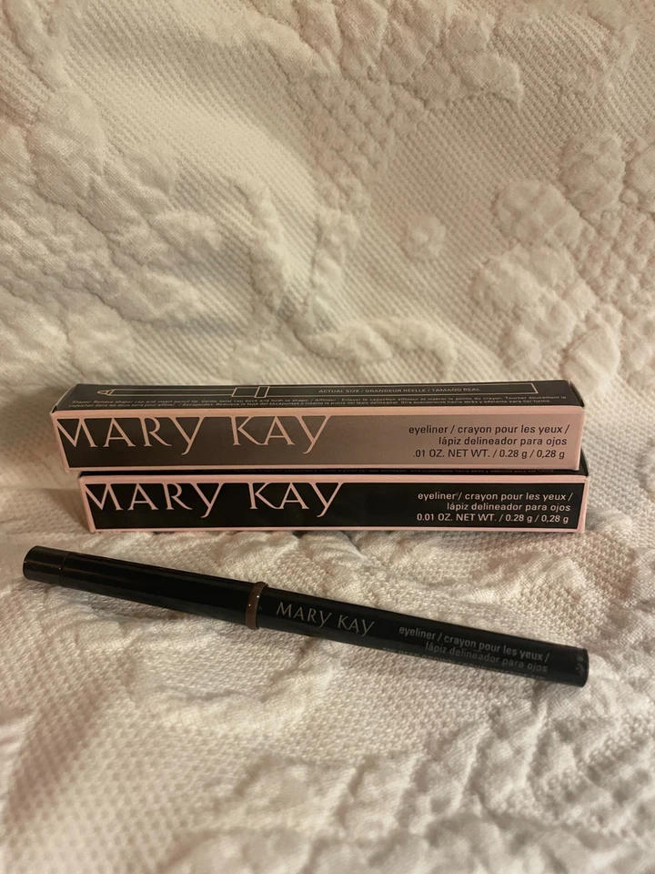 ~*~ NEW MARY KAY TWO EYELINER DEEP BROWN 090131  ~*~ - Image 1 of 1