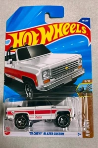Hot Wheels Mainline 2025 Case L '75 CHEVY BLAZER CUSTOM Long Card FREE Protector - Picture 1 of 2