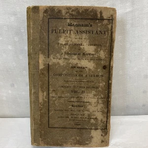 Antique Religious Hannams Pulpit Assistant Vol II 1826 - Foto 1 di 20