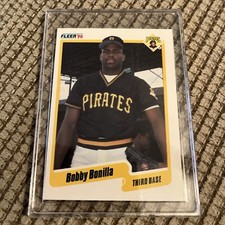 1990 Fleer Bobby Bonilla Baseball Card #462 Pirates 3B