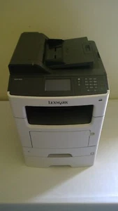 Lexmark MX410de Monochrome Laser Printer, 40ppm, Duplex, Copy, Fax, Printer, Col - Picture 1 of 7
