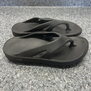 Oofos OOriginal Recovery Thong Flip Flop Sandals Black | Men’s 9 | Women’s 11 - Picture 1 of 7
