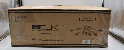 ELK LIGHTING 11748/8 Starburst 8 luces semi al ras en cromo pulido Foto 1 de 3