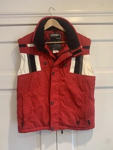 Spyder Vest Boys Sz 18 Red Black Technical Insulated Ski Snowboarding EUC - Picture 1 of 3