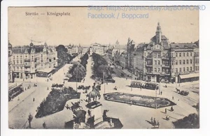 POMMERN , STETTIN , KÖNIGSPLATZ , STRASSENBAHN , SZCZECIN , 1918 - Picture 1 of 2