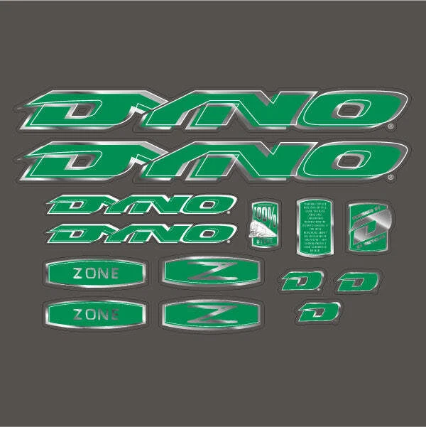 Juego de calcomanías Dyno 1998 - Zone para marco negro Foto 1 de 1