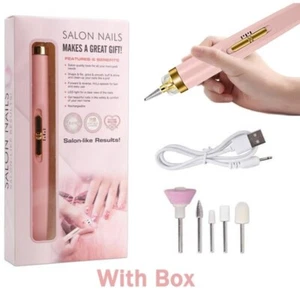 Rechargeable electric nail file usb 2 speeds 2 directions ultra portable - Gift - Picture 1 of 8