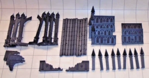 Arcos, juntas, brocas de techo del sector imperial 40k fuera de servicio - terreno imprimado Imperialis - Imagen 1 de 2
