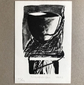 François Giovangigli — lithographie signée au crayon et numérotée 25/49 — 1993. - Imagen 1 de 2
