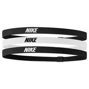 Haarband Stirnband Nike 3er Set Headbands Schwarz Weiß