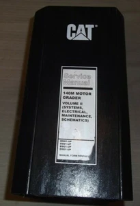 CAT CATERPILLAR 140M MOTOR GRADER SERVICE SHOP REPAIR BOOK MANUAL VOL II - Picture 1 of 12